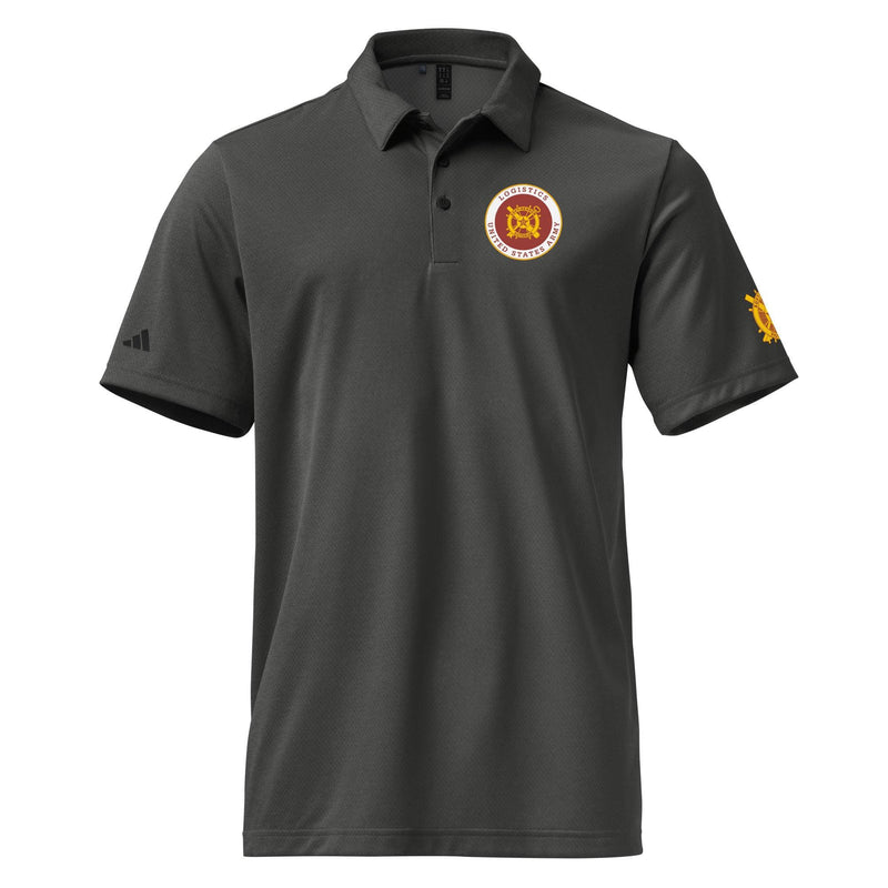 U.S. Army Logistics Adidas® Unisex Space-Dyed Polo