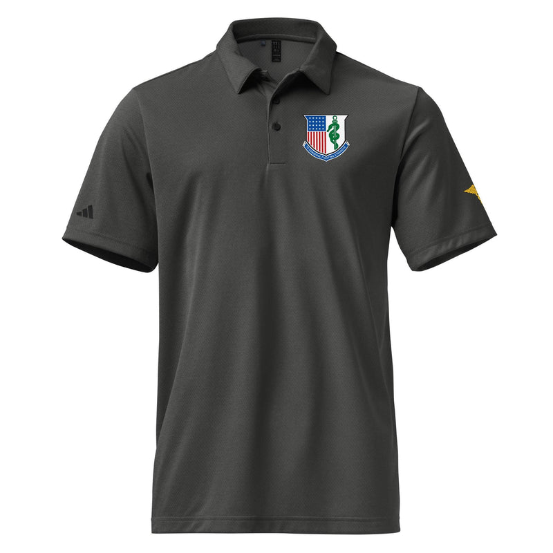 U.S. Army Medical Corps Branch Adidas® Unisex Space-Dyed Polo