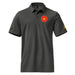 U.S. Army Air Defense Artillery Adidas® Unisex Space-Dyed Polo Tactically Acquired Black Melange S