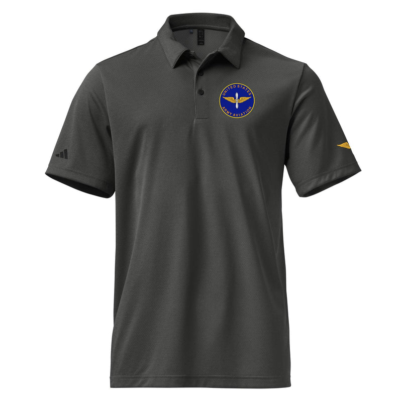 U.S. Army Aviation Adidas® Unisex Space-Dyed Polo
