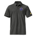 U.S. Army Chemical Corps Adidas® Unisex Space-Dyed Polo Tactically Acquired Black Melange S