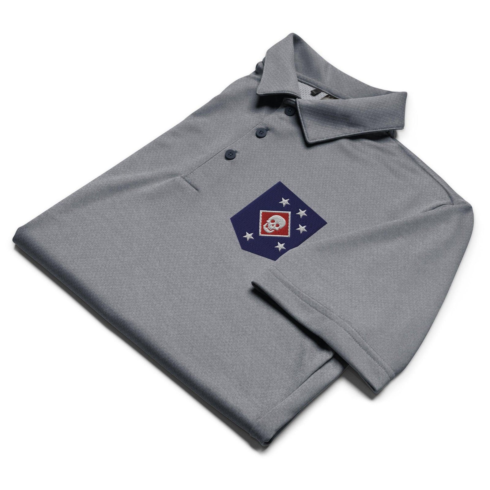 Marine Raiders Embroidered Adidas® Space-Dyed Polo Tactically Acquired   