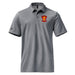 7th Marine Regiment Adidas® Space-Dyed Polo Tactically Acquired Collegiate Navy Melange S 