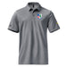 U.S. Army Medical Corps Branch Adidas® Unisex Space-Dyed Polo Tactically Acquired Collegiate Navy Melange S