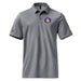 U.S. Army Civil Affairs Adidas® Unisex Space-Dyed Polo Tactically Acquired Collegiate Navy Melange S