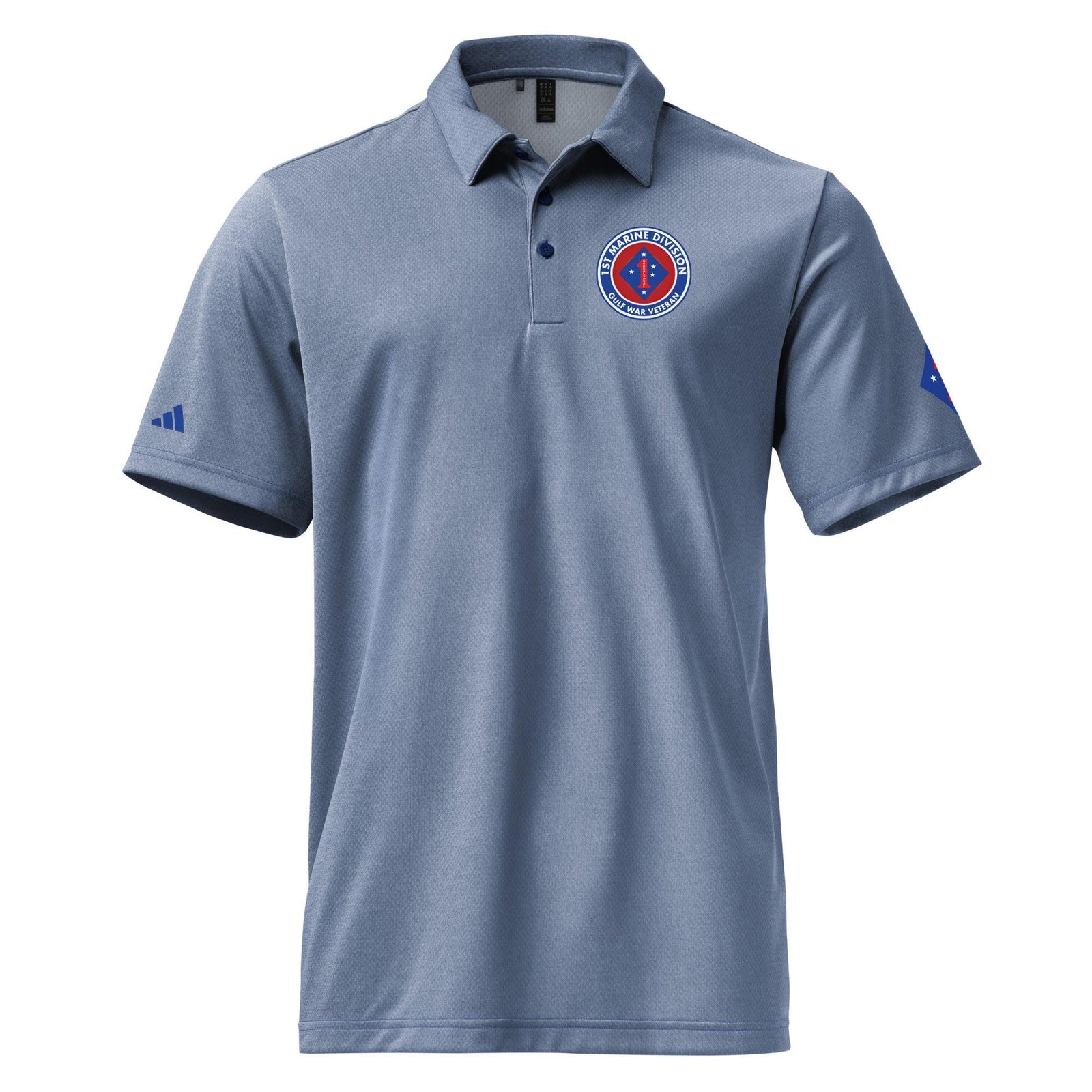 1st Marine Division Gulf War Veteran Veteran Adidas® Polo Tactically Acquired Collegiate Royal Melange S 