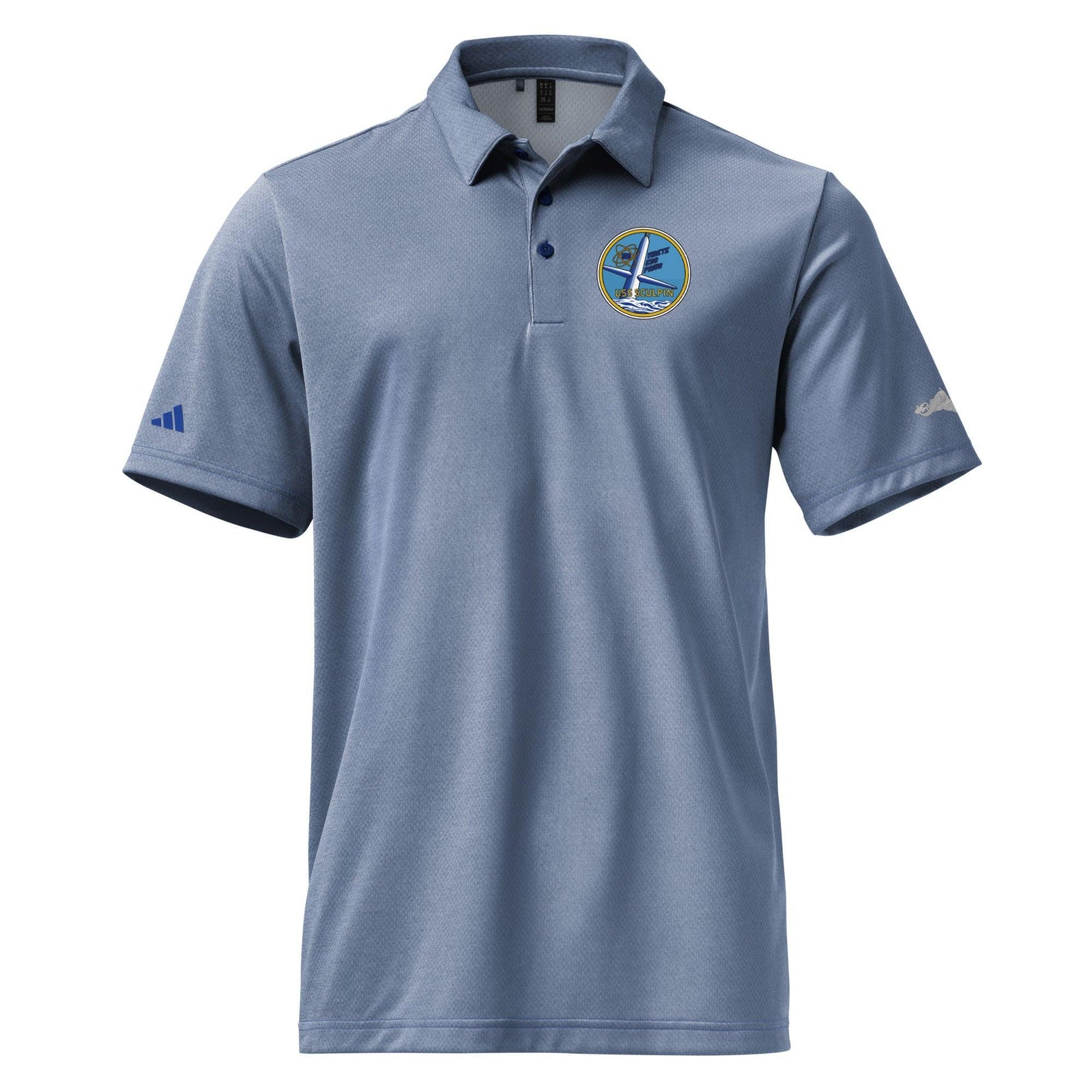 USS Sculpin (SSN-590) Adidas® Polo Shirt Tactically Acquired Collegiate Royal Melange S 