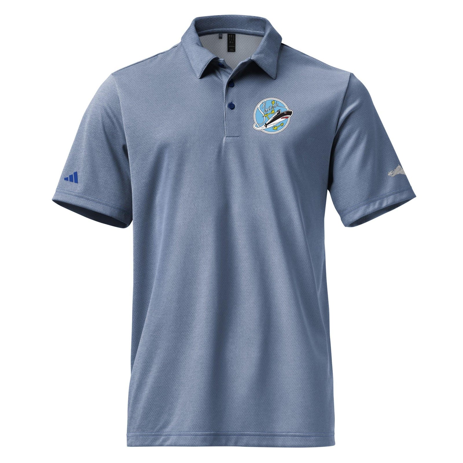 USS Shark (SSN-591) Adidas® Polo Shirt Tactically Acquired Collegiate Royal Melange S 