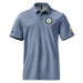 U.S. Navy Veteran Left Chest Emblem Adidas® Polo Shirt Tactically Acquired Collegiate Royal Melange S 