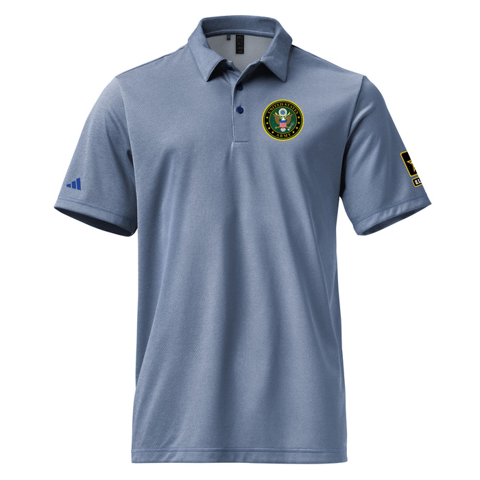 U.S. Army Branch Seal Adidas® Polo Shirt Tactically Acquired Collegiate Royal Melange S 