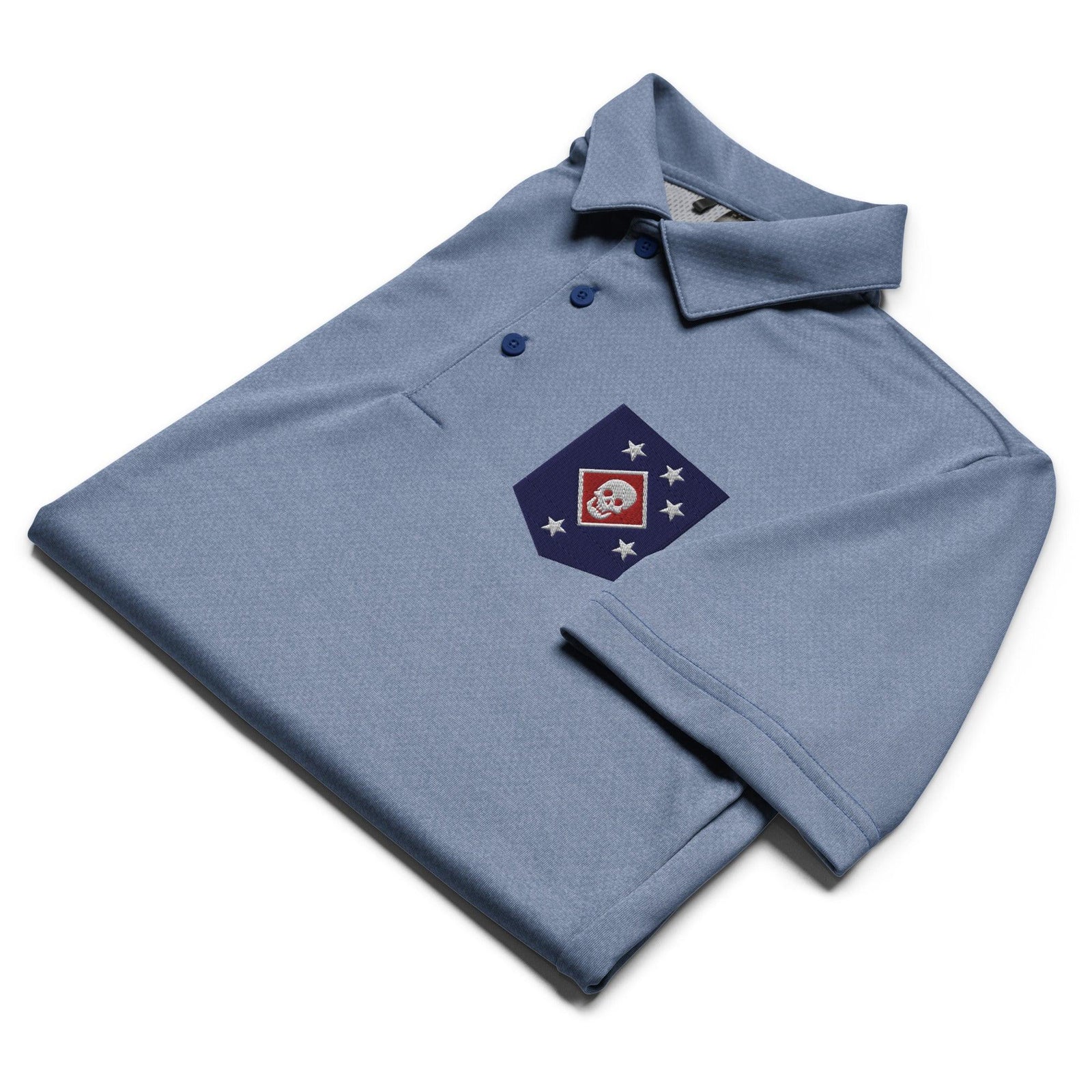 Marine Raiders Embroidered Adidas® Space-Dyed Polo Tactically Acquired   