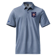 Marine Raiders Embroidered Adidas® Space-Dyed Polo Tactically Acquired Collegiate Royal Melange S 