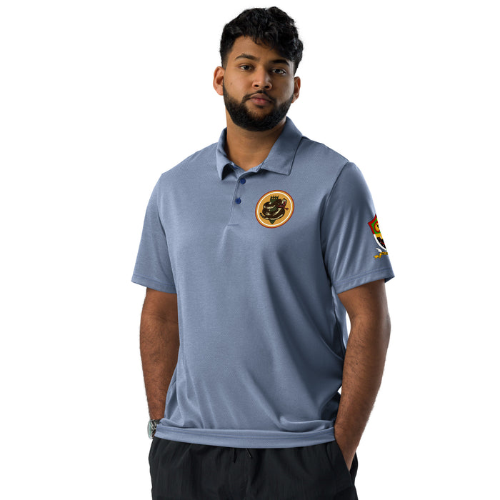 750th Bombardment Squadron Adidas® Unisex Space-Dyed Polo Tactically Acquired   