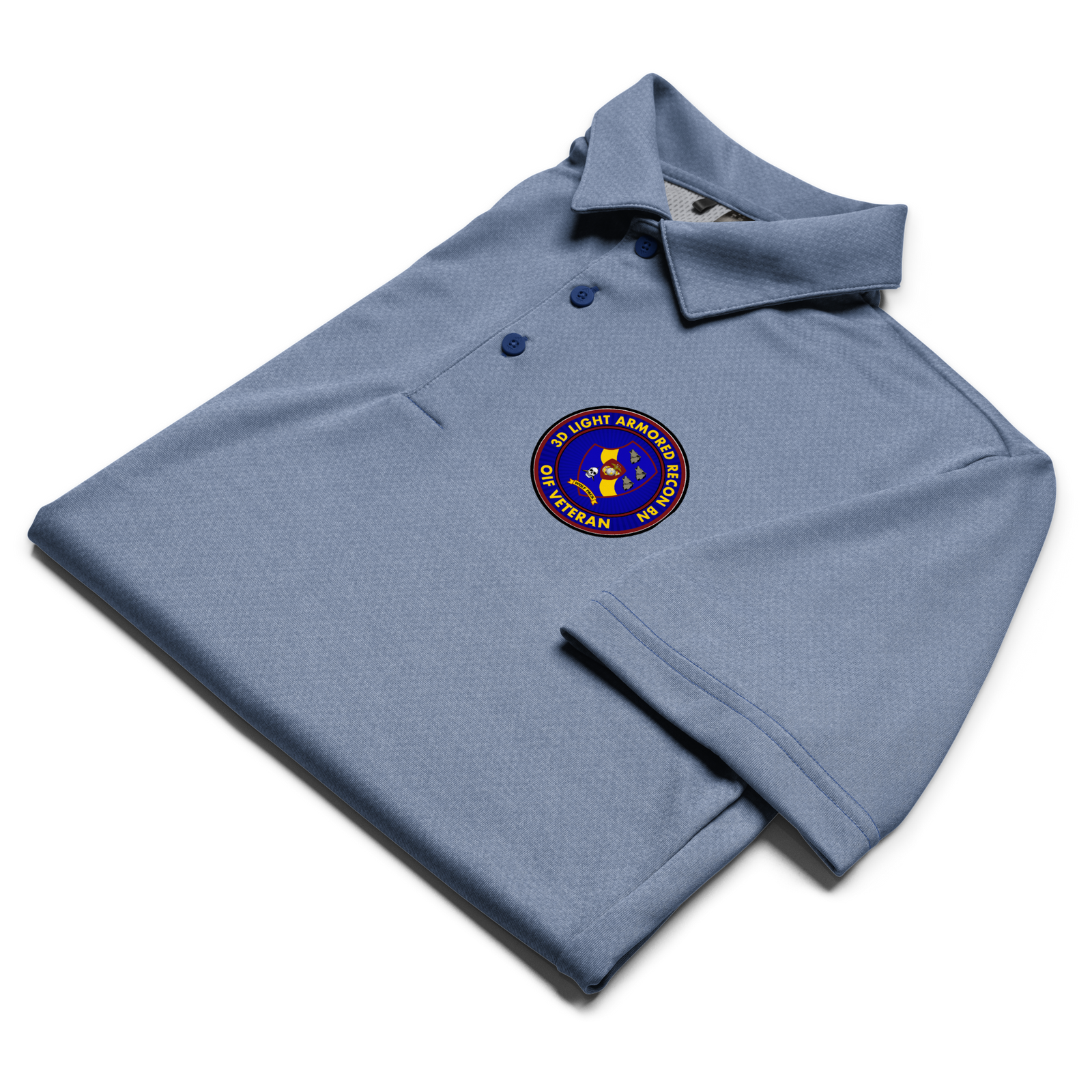 3d LAR OIF Veteran Adidas® Space-Dyed Polo Tactically Acquired   