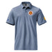 U.S. Army Logistics Adidas® Unisex Space-Dyed Polo Tactically Acquired Collegiate Royal Melange S