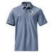 U.S. Army Medical Corps Branch Adidas® Unisex Space-Dyed Polo Tactically Acquired Collegiate Royal Melange S