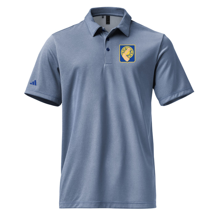 34th Armor Regiment Adidas® Space-Dyed Polo Tactically Acquired Collegiate Royal Melange S