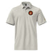 U.S. Marine Corps Veteran Left Chest Emblem Adidas® Polo Shirt Tactically Acquired Grey One Heather S 