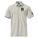 U.S. Army Branch Emblem Adidas® Polo Shirt Tactically Acquired Grey One Heather S 