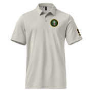 U.S. Army Branch Seal Adidas® Polo Shirt Tactically Acquired Grey One Heather S 