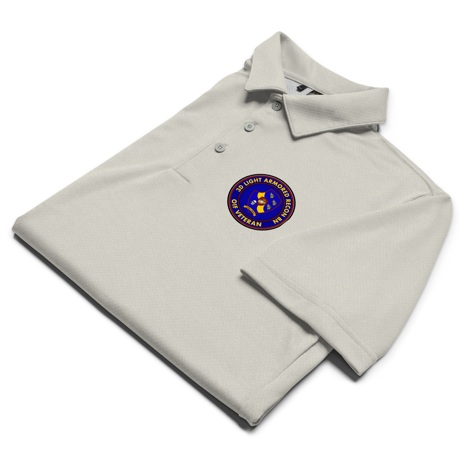 3d LAR OIF Veteran Adidas® Space-Dyed Polo Tactically Acquired   