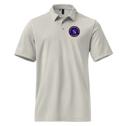 3d LAR OIF Veteran Adidas® Space-Dyed Polo Tactically Acquired Grey One Heather S 
