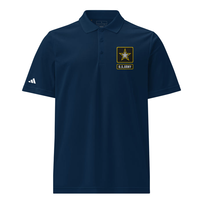 U.S. Army Embroidered Adidas® Sport Polo Tactically Acquired Collegiate Navy S 