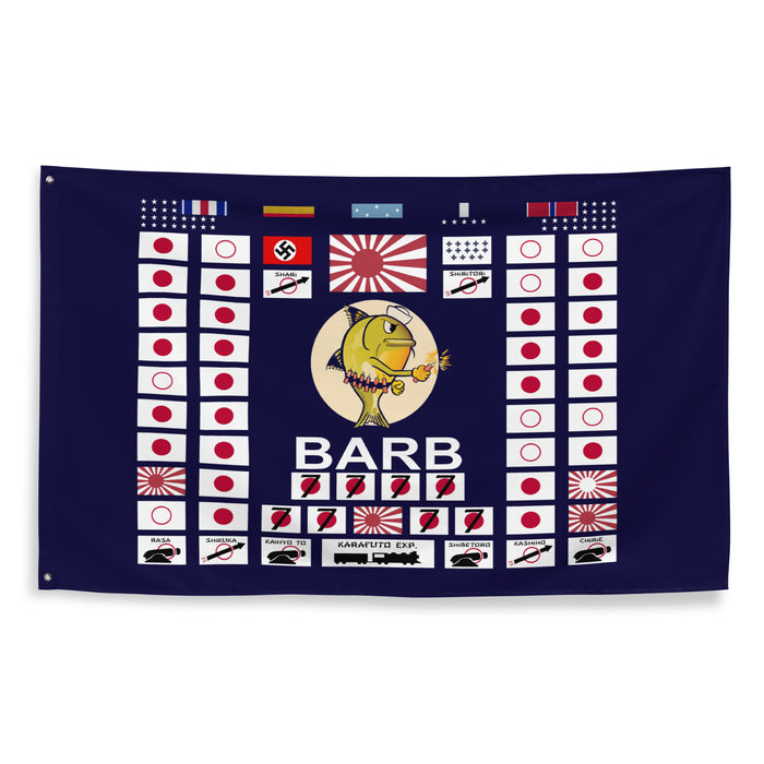 USS Barb SS-220 Battle Flag Tactically Acquired   