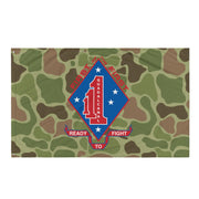 1st Battalion 1st Marines (1/1 Marines) Frogskin Camo Flag Tactically Acquired   