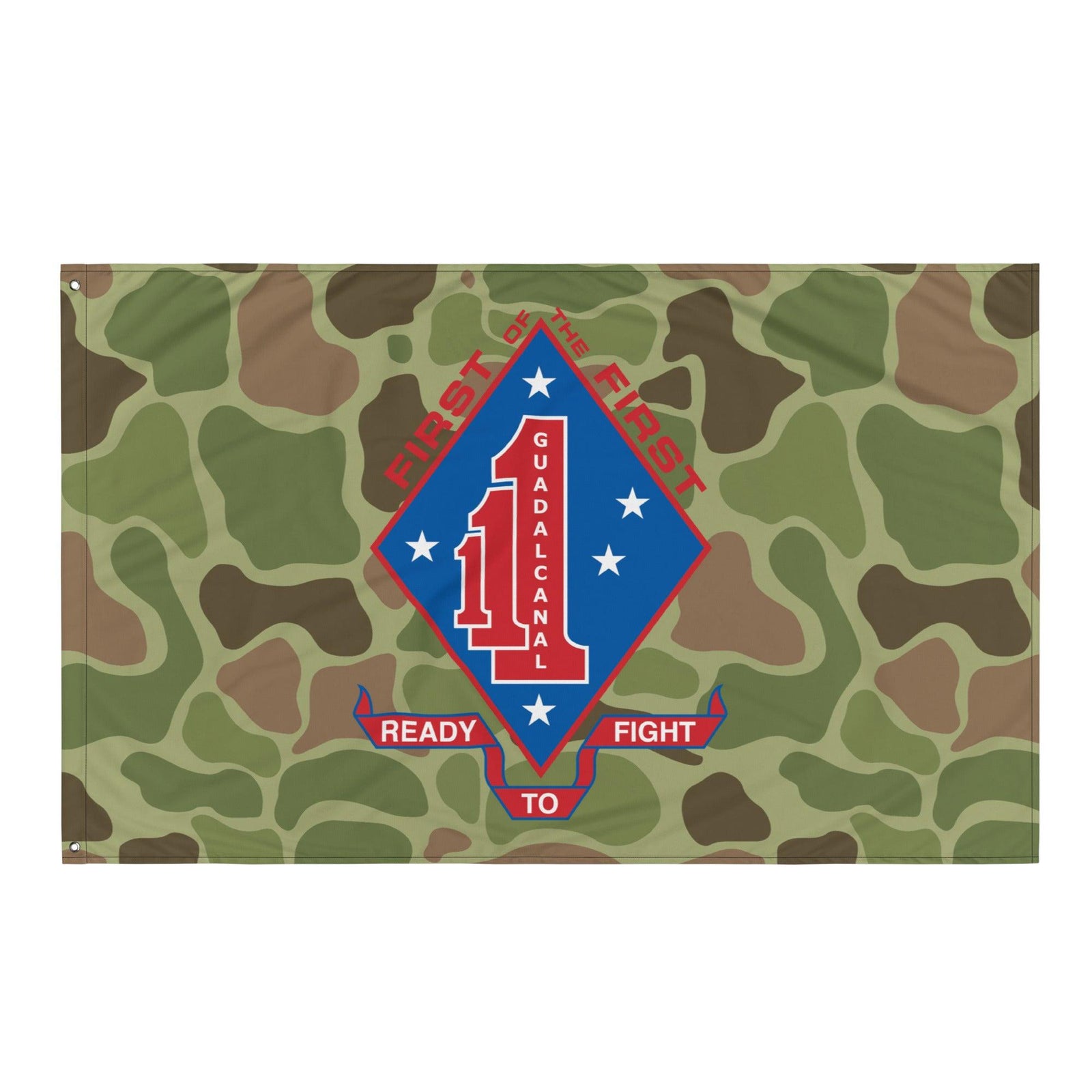 1st Battalion 1st Marines (1/1 Marines) Frogskin Camo Flag Tactically Acquired   