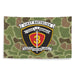 1st Battalion 3rd Marines (1/3 Marines) Frog-Skin Camo Wall Flag Tactically Acquired   