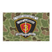 1st Battalion 3rd Marines (1/3 Marines) Frog-Skin Camo Wall Flag Tactically Acquired   