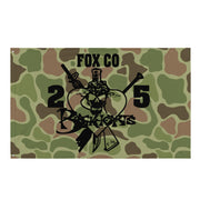 Fox Company 2/5 Marines "Blackhearts" Frogskin Camo Flag Tactically Acquired Default Title  