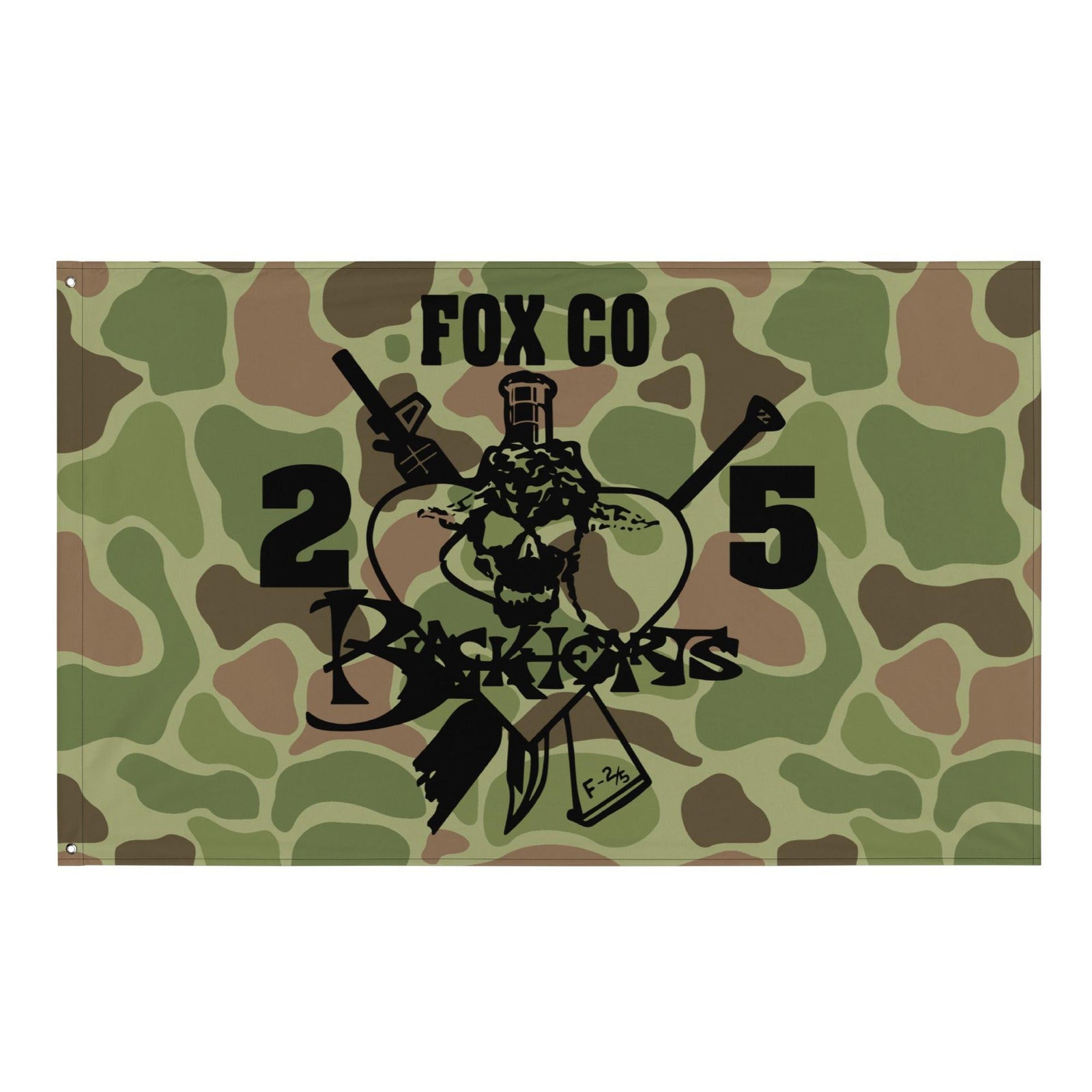 Fox Company 2/5 Marines "Blackhearts" Frogskin Camo Flag Tactically Acquired Default Title  