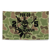 Fox Company 2/5 Marines "Blackhearts" Frogskin Camo Flag Tactically Acquired   