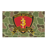 2nd Battalion 3rd Marines (2/3 Marines) Frogskin Camo Flag Tactically Acquired Default Title  