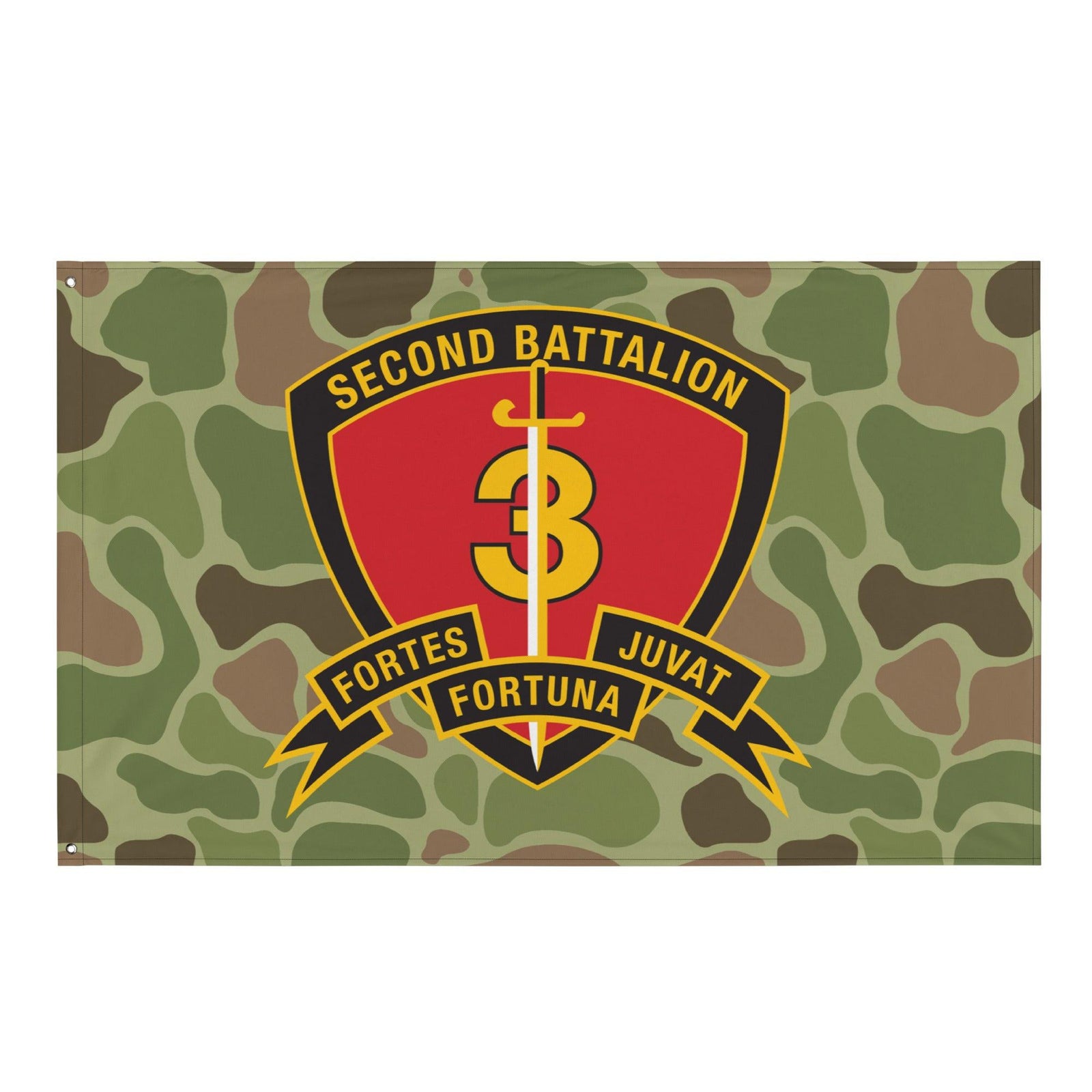 2nd Battalion 3rd Marines (2/3 Marines) Frogskin Camo Flag Tactically Acquired Default Title  