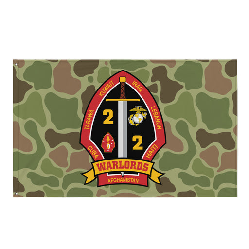 2nd Battalion 2nd Marines (2/2 Marines) Frogskin Camo Flag Tactically Acquired Default Title  