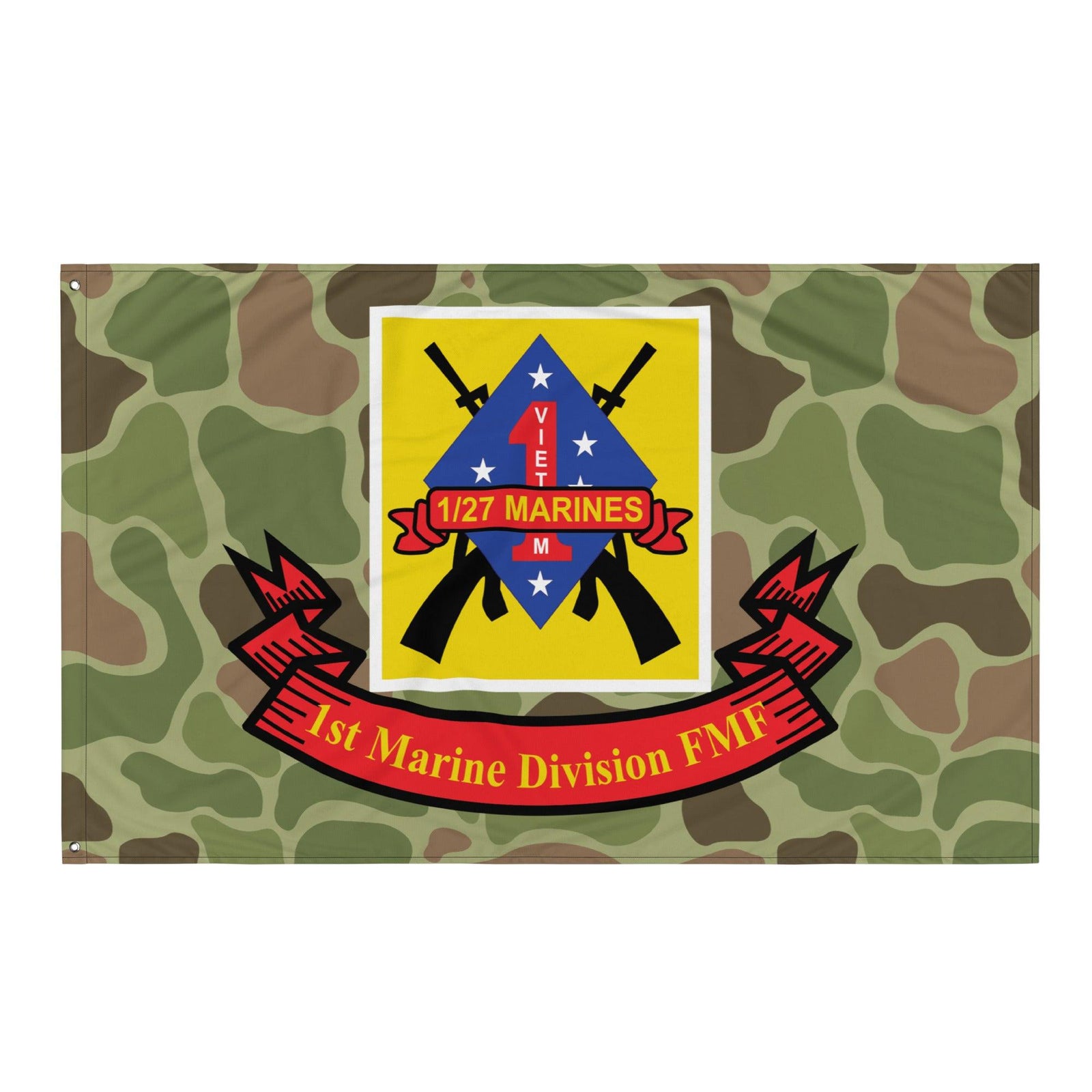 1st Battalion 27th Marines (1/27 Marines) Frogskin Camo Flag Tactically Acquired   