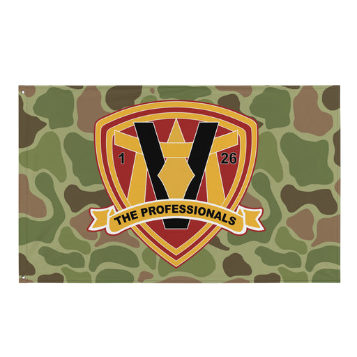 1st Battalion 26th Marines (1/26 Marines) Frogskin Camo Flag Tactically Acquired Default Title  