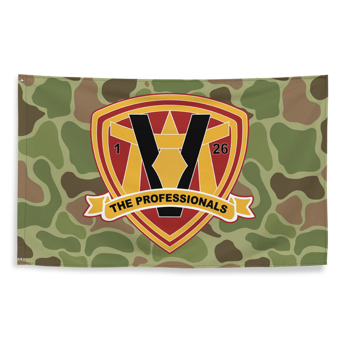 1st Battalion 26th Marines (1/26 Marines) Frogskin Camo Flag Tactically Acquired   