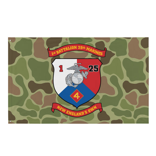 1st Battalion 25th Marines (1/25 Marines) Frogskin Camo Flag Tactically Acquired Default Title  