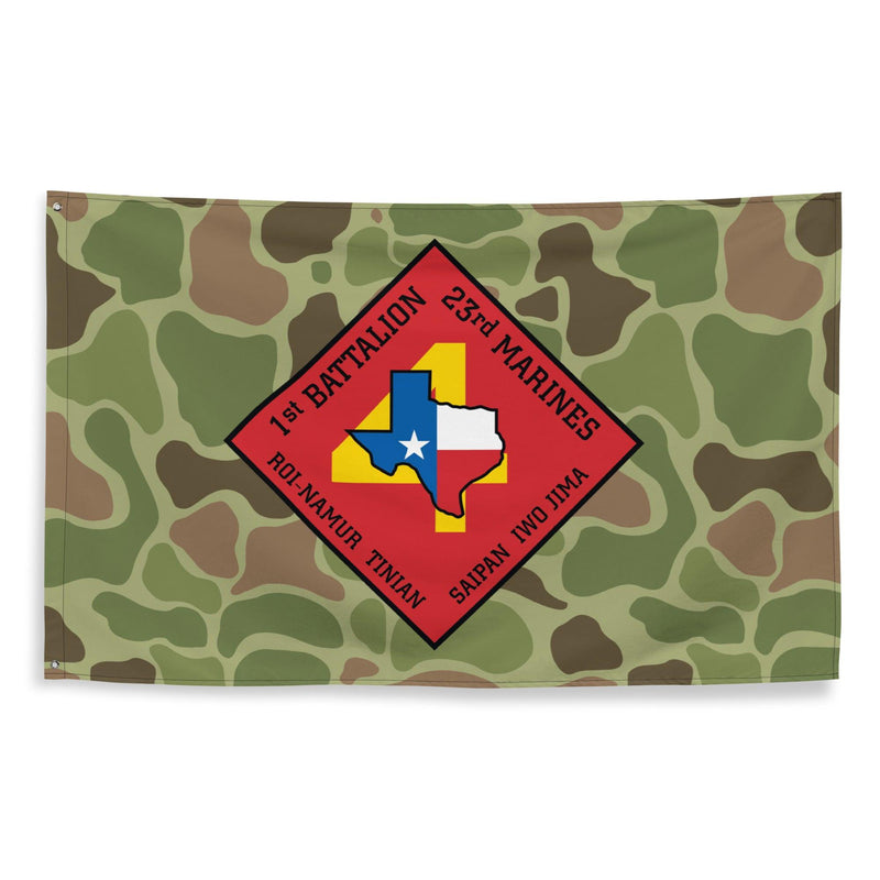 1st Battalion 23rd Marines (1/23 Marines) Frogskin Camo Flag