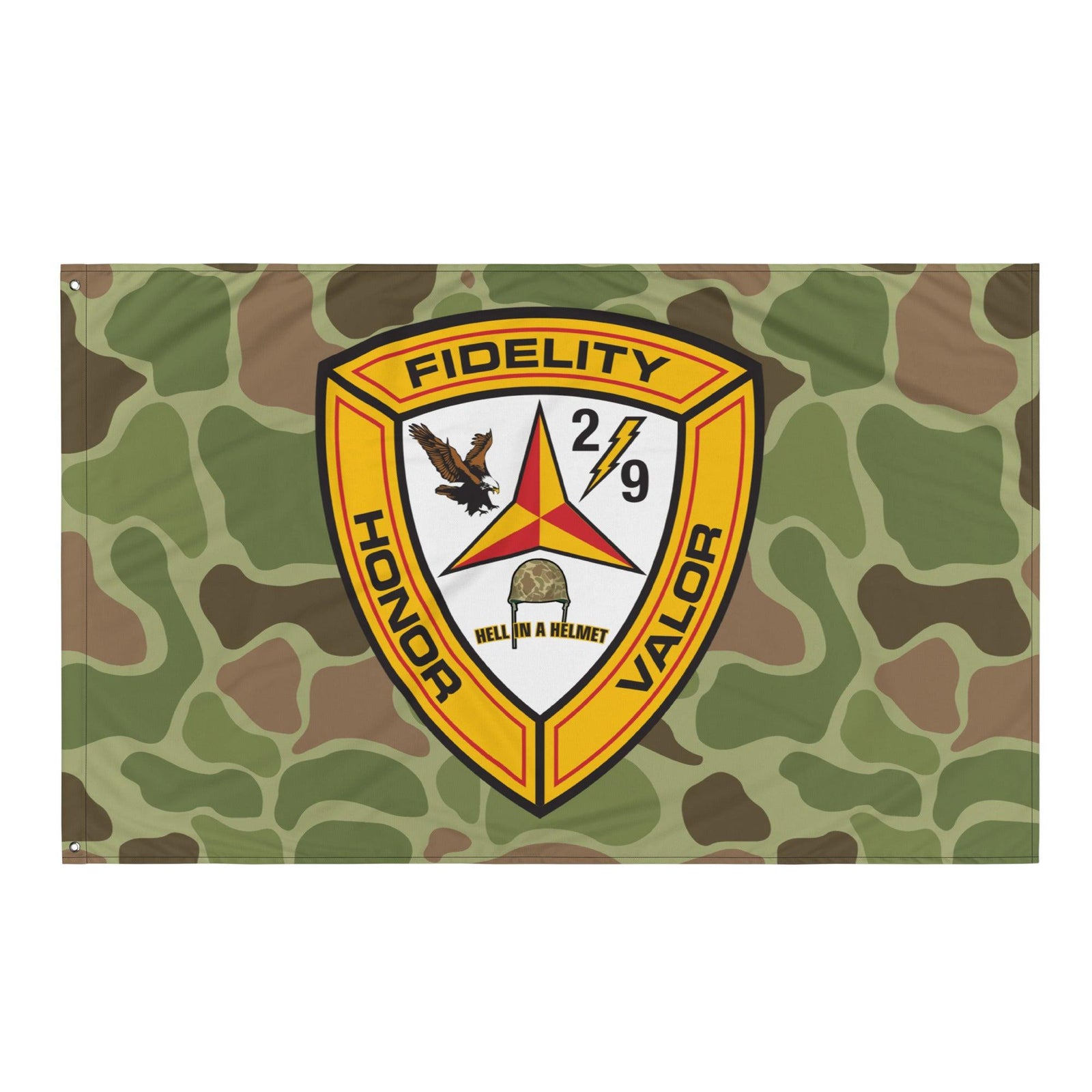 2/9 Marines Frogskin Camo Flag Tactically Acquired   
