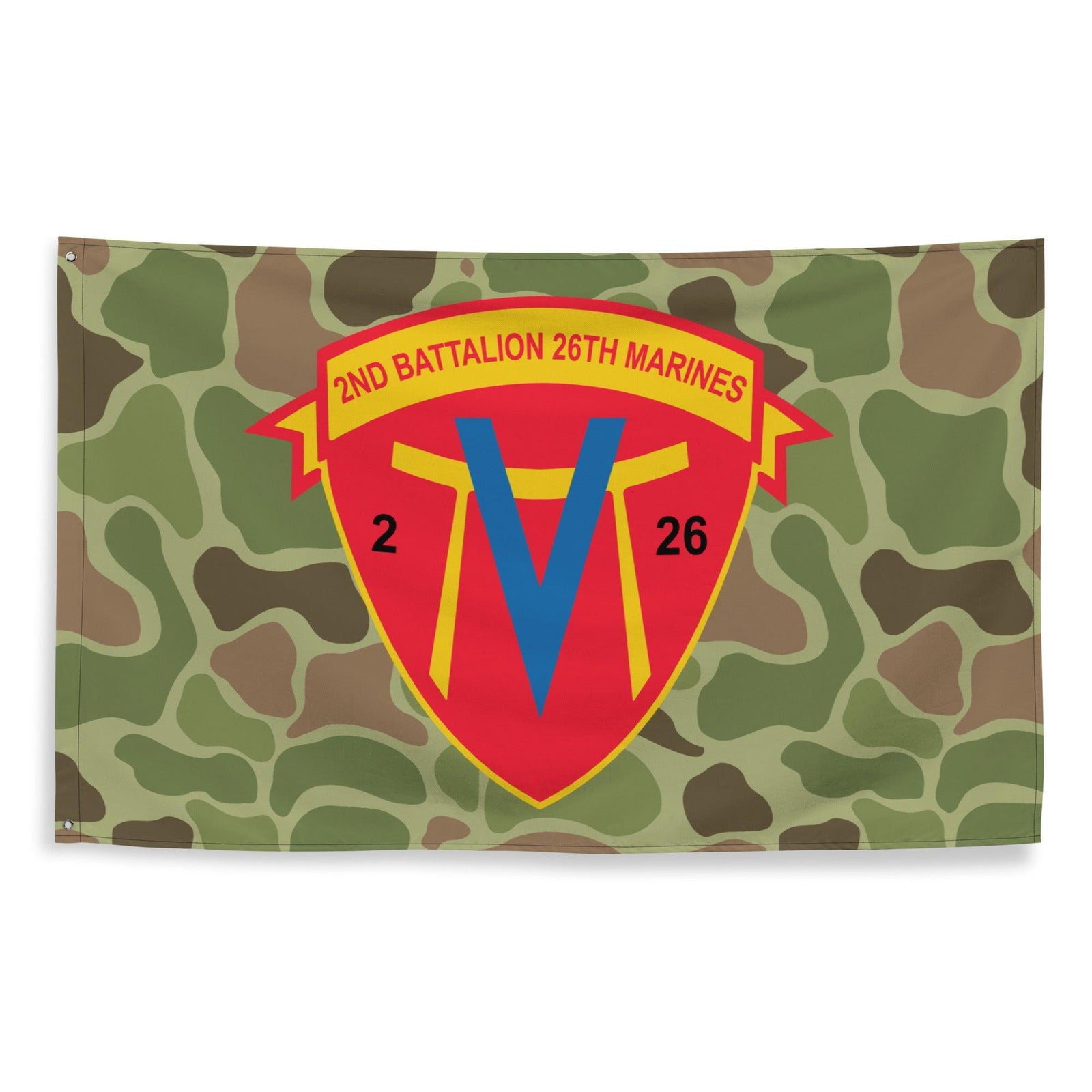 2nd Battalion 26th Marines (2/26 Marines) Frogskin Camo Flag Tactically Acquired   