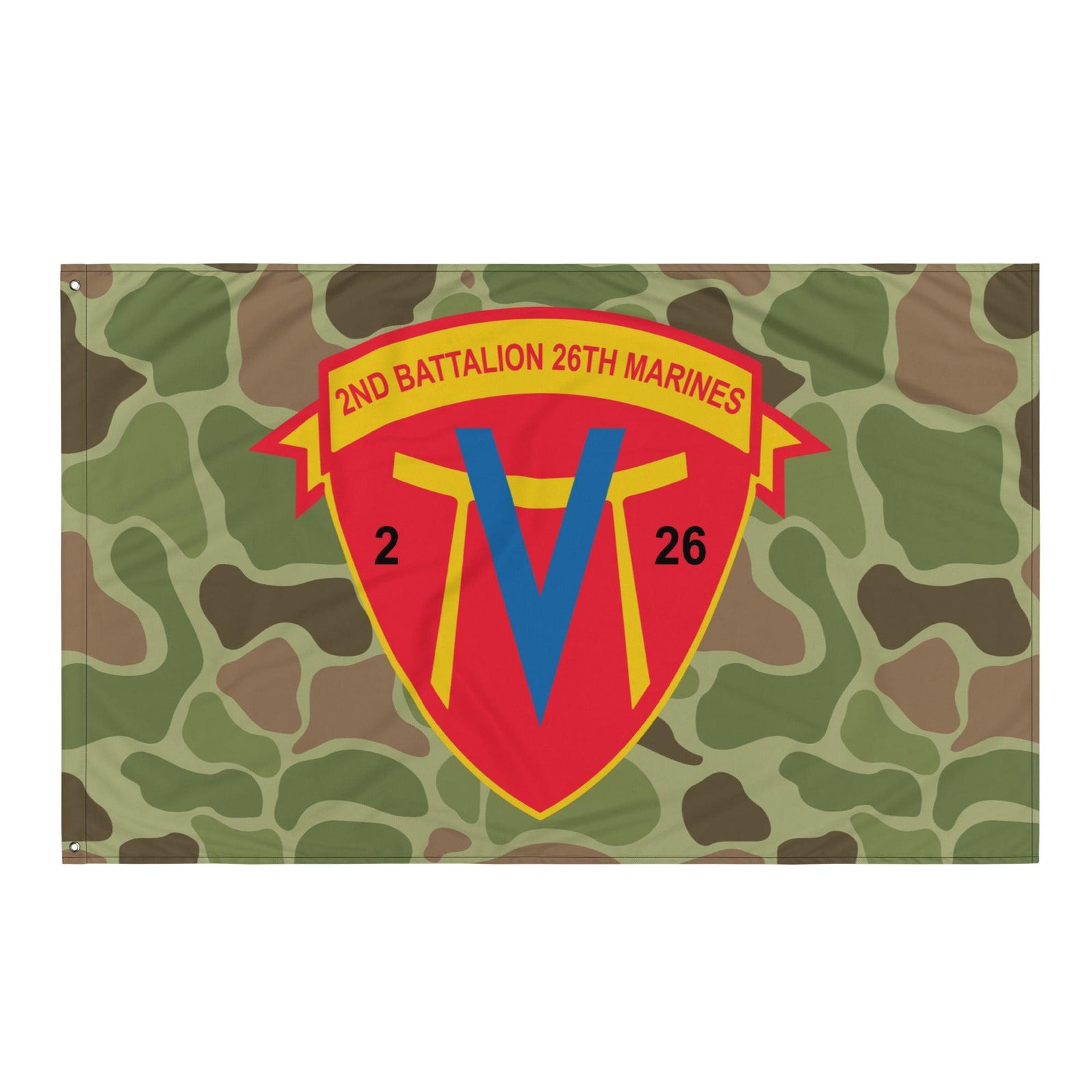 2nd Battalion 26th Marines (2/26 Marines) Frogskin Camo Flag Tactically Acquired   