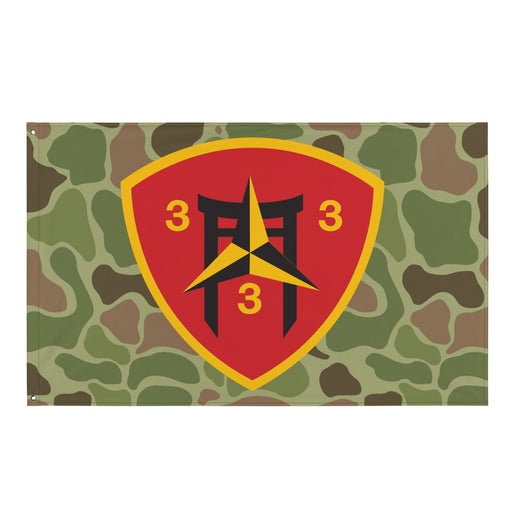 3rd Battalion 3rd Marines (3/3 Marines) Frogskin Camo Flag Tactically Acquired Default Title  