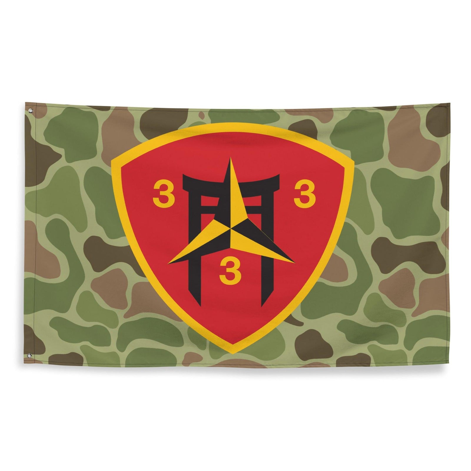 3rd Battalion 3rd Marines (3/3 Marines) Frogskin Camo Flag Tactically Acquired   