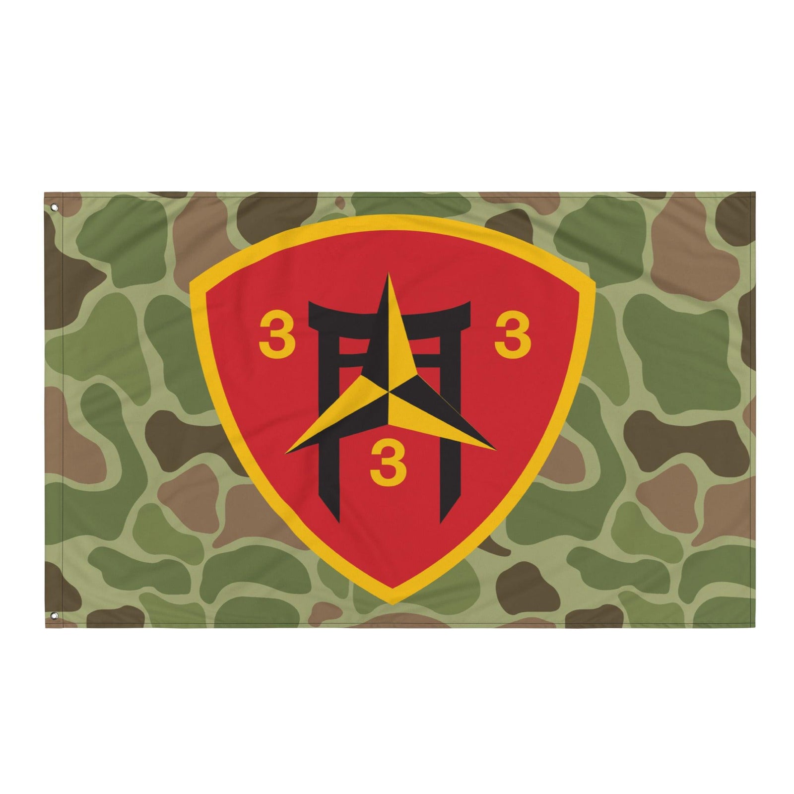 3rd Battalion 3rd Marines (3/3 Marines) Frogskin Camo Flag Tactically Acquired   