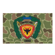 3rd Battalion 4th Marines (3/4 Marines) Frogskin Camo Flag Tactically Acquired Default Title  